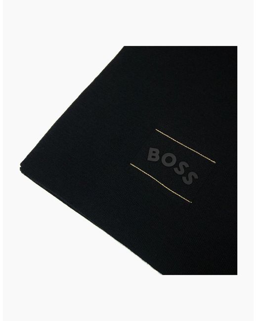 Boss Black Aride Logo Scarf 001 for men