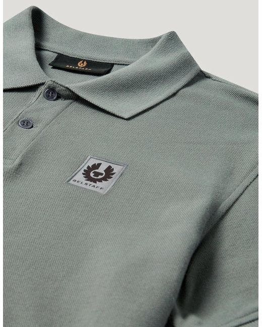 Belstaff Green Polo Shirt Atlantic for men