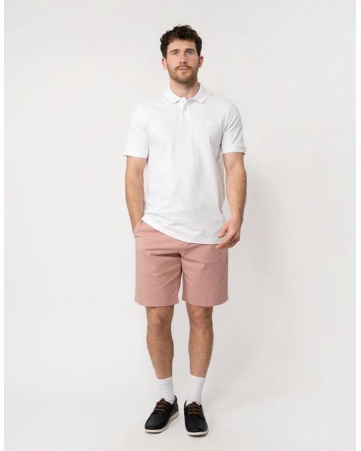 Boss White Boss Passenger Stretch-Cotton Slim-Fit Polo Shirt With Logo Patch Nos for men