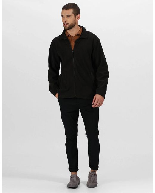 Regatta Black Professional Full Zip Fleece Jacket for men