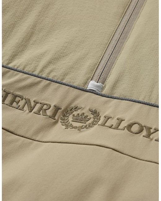 Henri Lloyd Natural Gennaker Kelp Quarter Zip for men