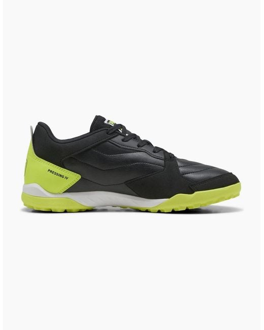 PUMA Black Pressing Iv Tt Astro Turf Football Boots for men