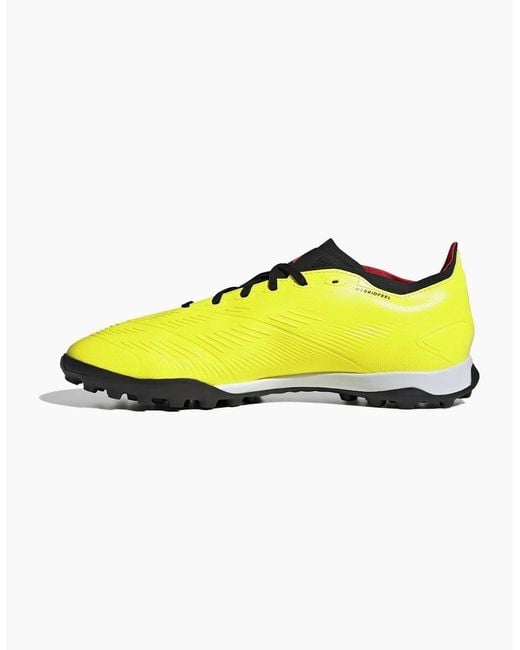 Adidas Predator Yellow Predator 24 League Low Turf Football Boots for men