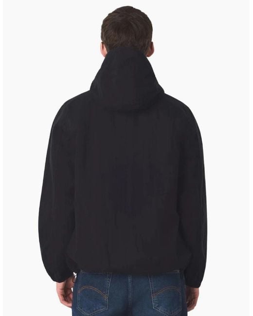 Pretty Green Black Feltham Hooded Jacket for men