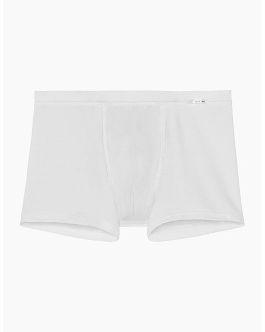 Hom White Tencel Soft Comfort Boxer Trunk for men