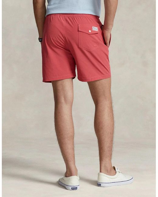 Polo Ralph Lauren Red Traveller Swim Shorts 053 Antucket for men