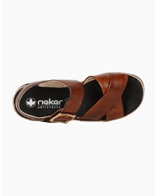 Rieker Brown Cayman Sandals