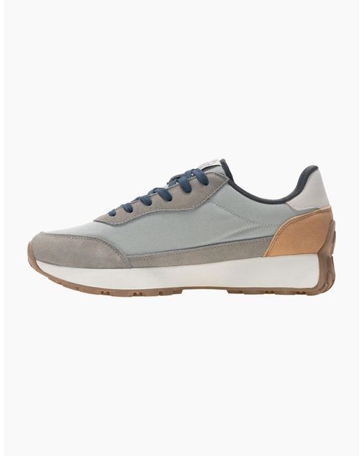 Regatta Blue Marine Heritage Ii Suede Trainers for men