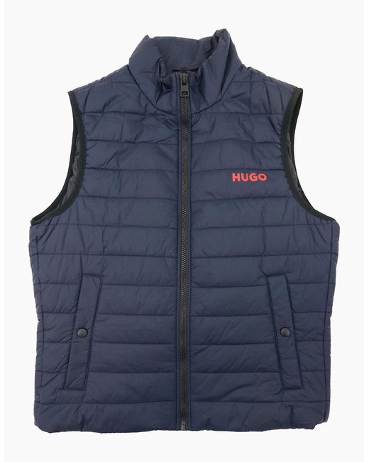 Boss Blue Hugo Bentino2221 Padded Gilet Dark 405 for men