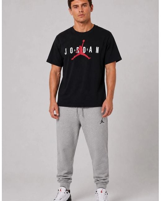 Nike Black Jordan Jumpman Logo T-Shirt for men