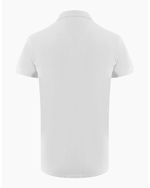 Iceberg White Ice Triangle Logo Polo Shirt for men