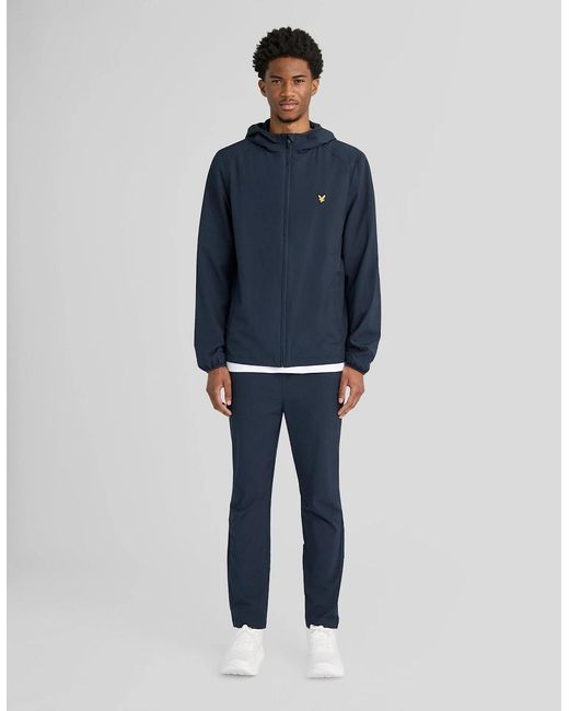 Lyle & Scott Blue Sports Windbreaker Jacket for men