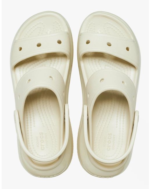 CROCSTM Metallic 207989-2Y2 Mega Crush Sandals Bone