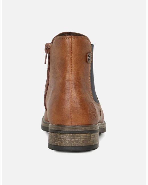 Rieker Brown Minnesota Chelsea Boots