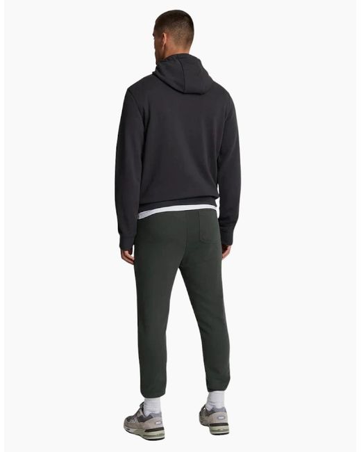 Lyle & Scott Gray Lyle & Scott Tonal Eagle Gunmetal Sweatpants for men