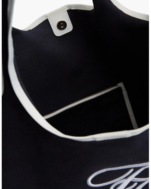 Tommy Hilfiger Black Th Summer Tote Canvas