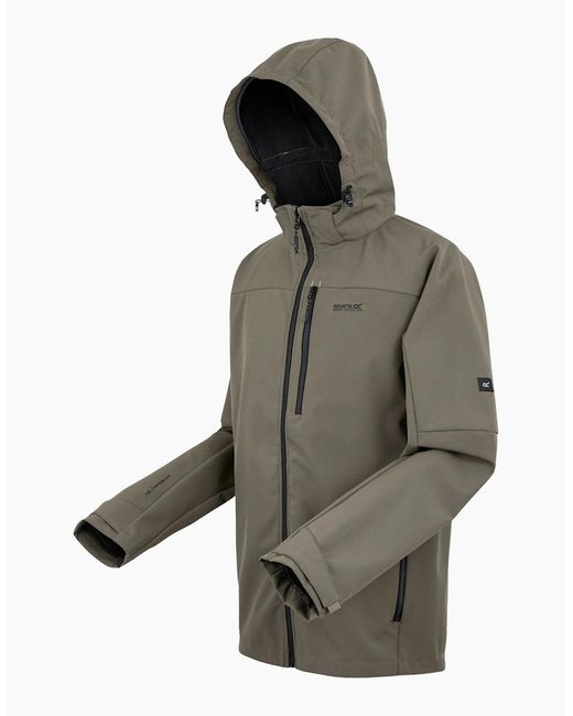 Regatta Gray Arana Waterproof Soft Shell Jacket for men