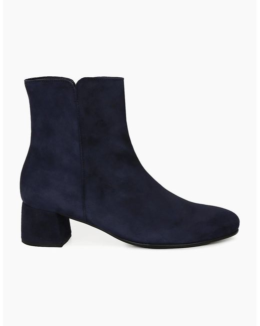 Gabor Blue Abbey Ankle Boots