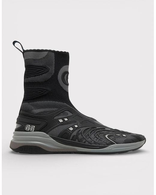 Gucci Black Ultrapace R Mid for men