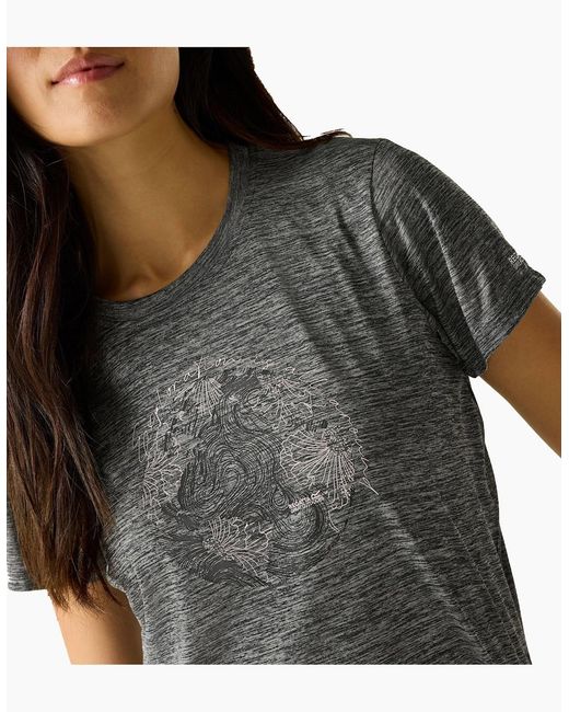 Regatta Gray Ladies Fingal World T-Shirt