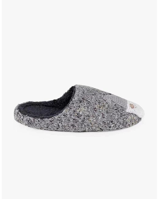 Totes Brown Toasties Novelty Gnome Mule Slippers for men