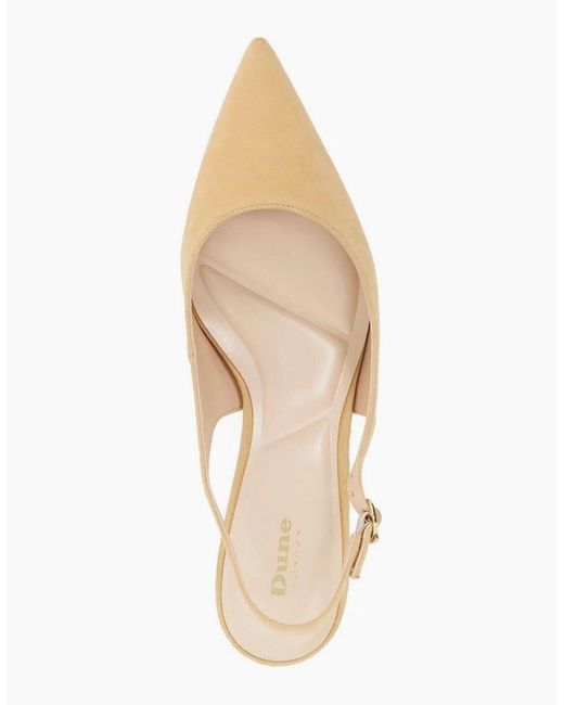 Dune White Dune Celinna Leather Sand Shoes