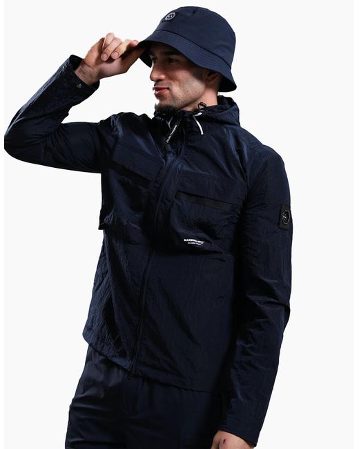 Marshall Artist Blue Ripstop Bucket Hat for men