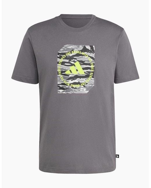 Adidas Gray Camo T-Shirt for men