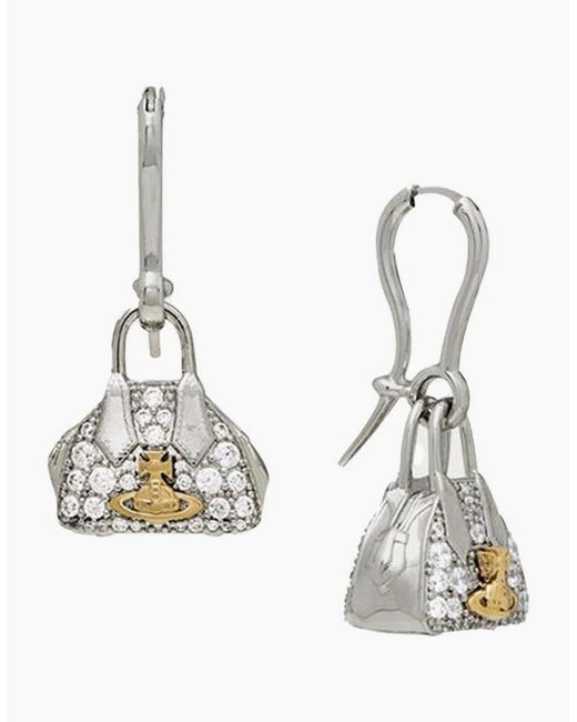Vivienne Westwood Metallic Yasmine Earrings