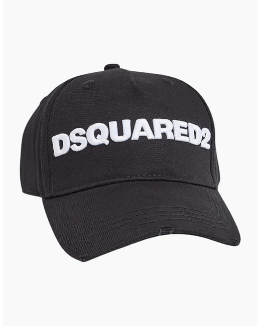 DSquared² Black Logo Cap