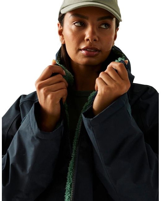 Regatta Blue Adult Spirit Of Adventure Waterproof Changing Robe