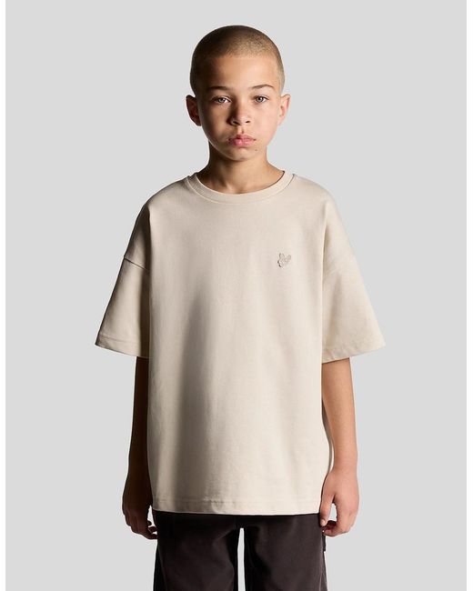 Lyle & Scott Natural Heavy Weight Relaxed T-Shirt for men