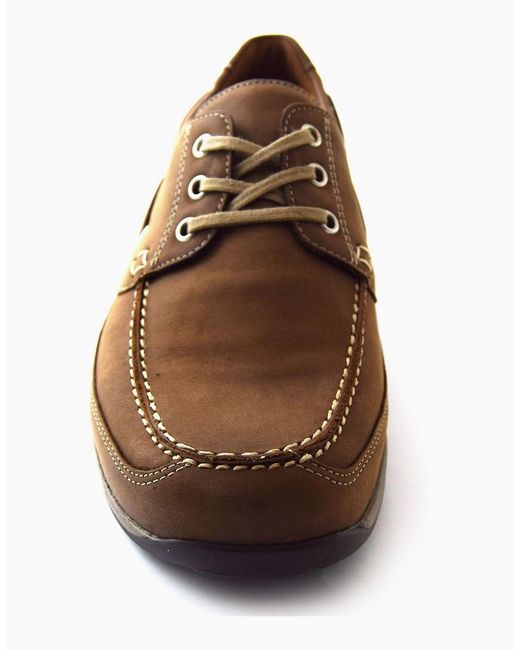 Waldläufer Brown Denver 526001 Deck Shoe for men