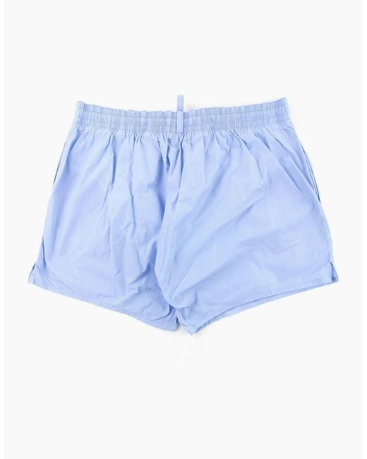 DSquared² Blue Dsquared Side Leg Short Light for men