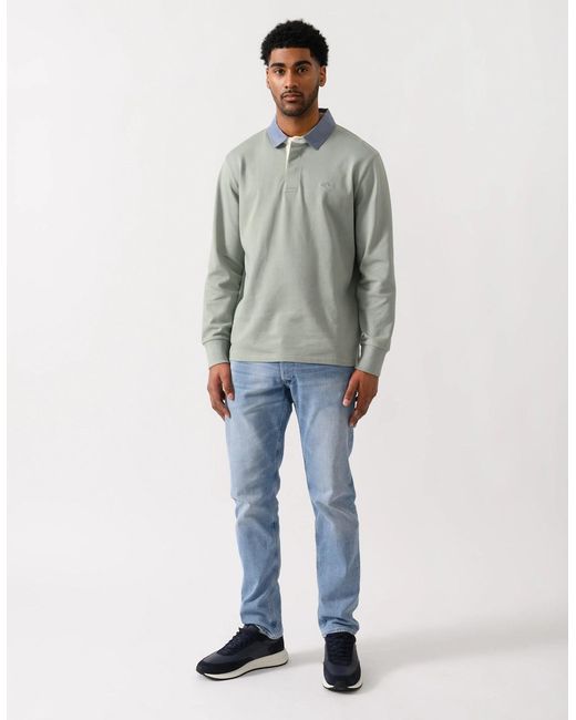 Gant Green Regular Chambray Heavy Rugger for men