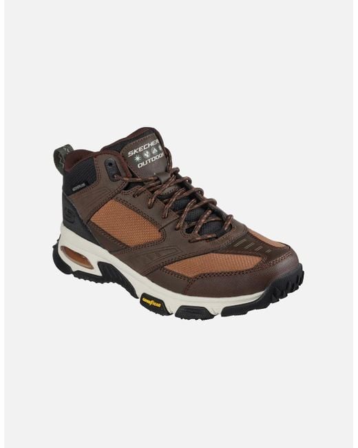 Skechers Brown Skech-Air Envoy Bulldozer Walking Shoes for men