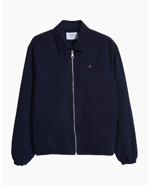 Farah Blue Cane Overshirt for men