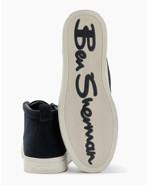 Ben Sherman Blue Parkway Suede Boots for men