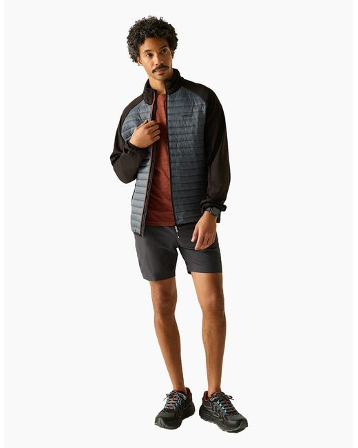 Regatta Black Clumber Hybrid Jacket for men