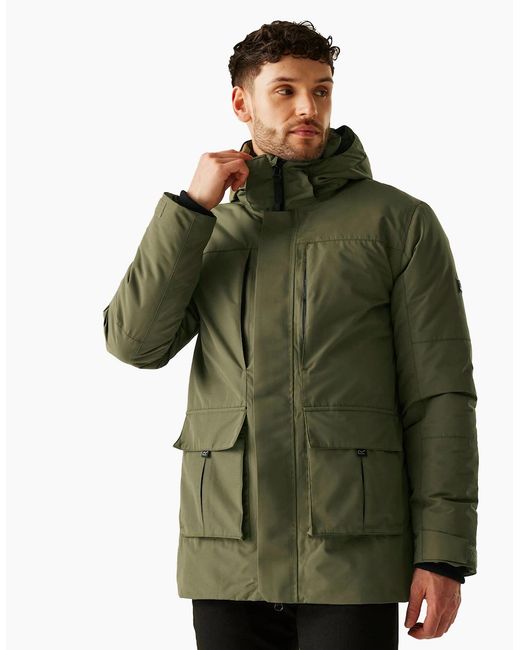 Regatta Green Marron Insulated Waterproof Jacket for men