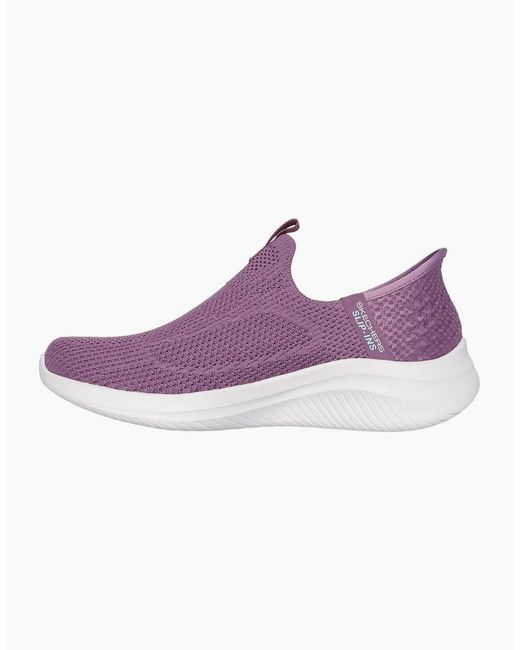 Skechers Purple Ultra Flex 3.0 Easy Win 150450-Pur Slip On Shoes