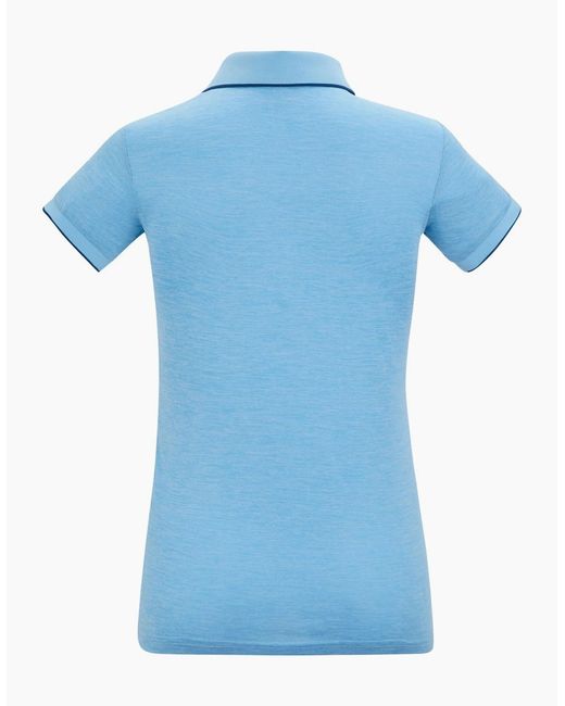 Regatta Blue Ladies Remex Ii Polo Neck T-Shirt
