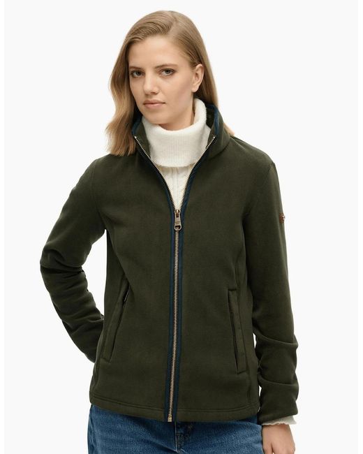 Superdry Green Estate Full Zip Fleece