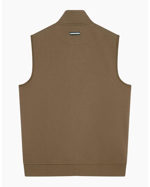 Ted Baker Green Atho Regular Fit Quilted Gilet for men
