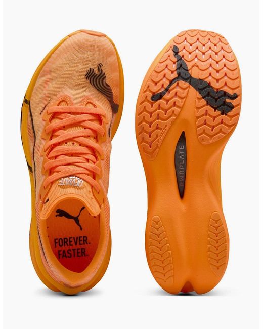 PUMA Orange Nitro Elite 3 Road Running Shoes