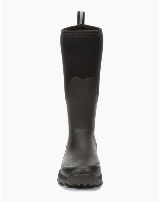 Muck Boot Black Outpost Tall Wellingtons for men