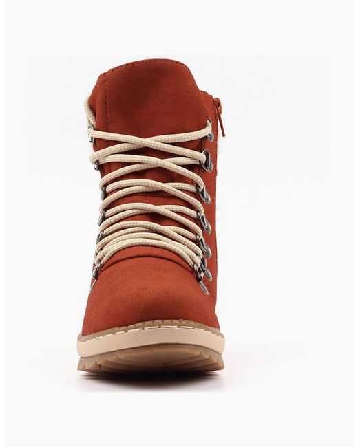 Lunar Brown Candy Ankle Boots