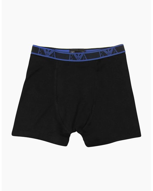 Emporio Armani Gray 3 Pack Logo Boxers for men