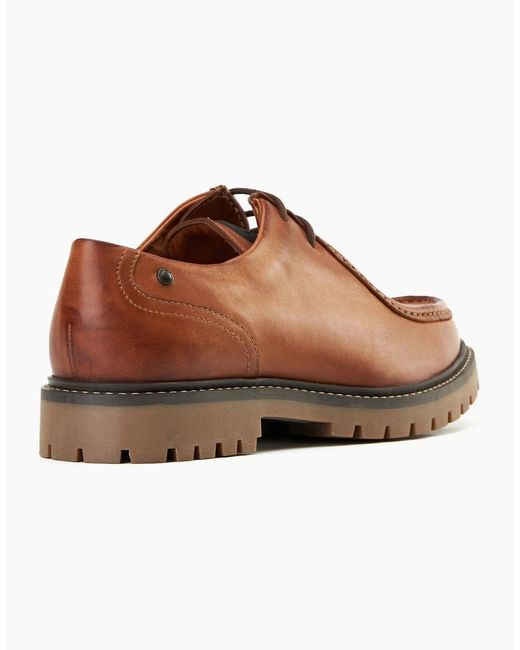 Base London Brown Carbon Wallabe Shoes for men