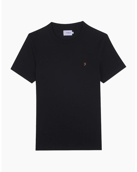 Farah Black New Danny T-Shirt for men